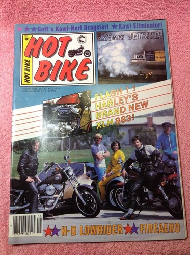 Hot bike magazine aug - aug., 1985