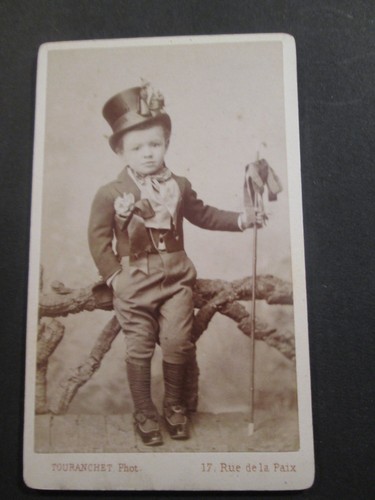 Photo cdv petit garcon costume - cdv,