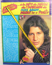 Clipping PODIUM Année 1978 avec Article Mike BRANT , Poster A3 PLASTIC BERTRAND