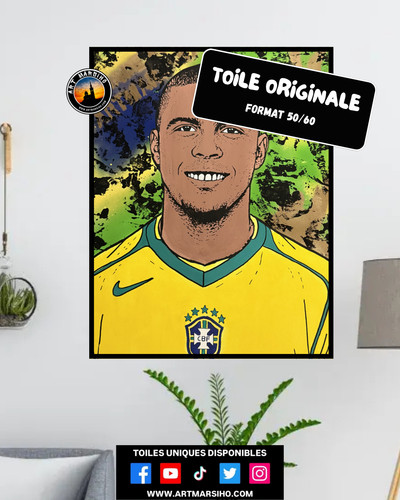 Ronaldo toile originale - toile,