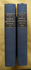 DAVAL - TRAITE DE PSYCHOLOGIE SOCIALE - LIVRE ANCIEN 1963