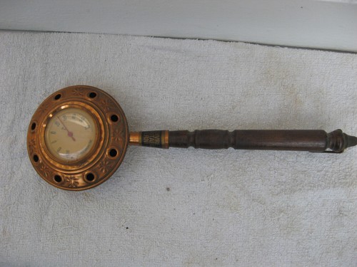 Ancien thermometre cuivre - ancien,