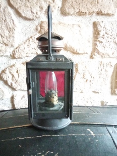 Ancienne lampe pétrole - lampe, à