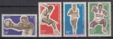 TIMBRE POLYNESIE JEUX SPORTIFS PACIFIQUE N° 66/69 NEUFS ** GOMME SANS CHARNIERE