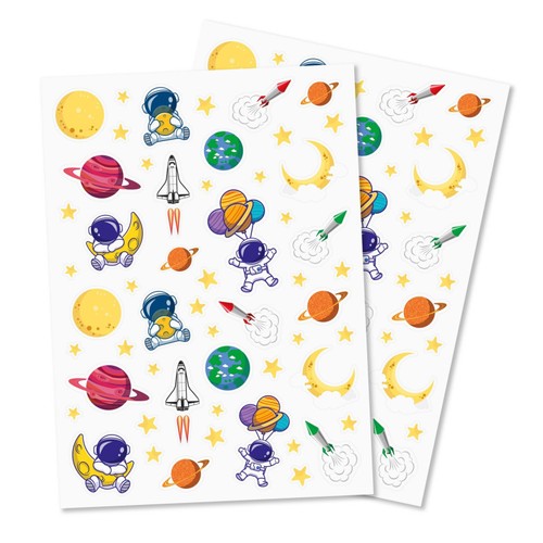 Gommettes espace planètes - gommettes,
