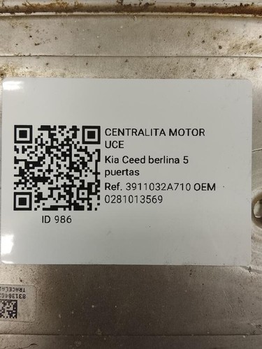 0281013569 boîtier moteur uce
