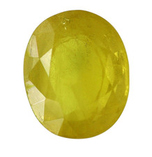 Saphir Jaune Naturel Certifié