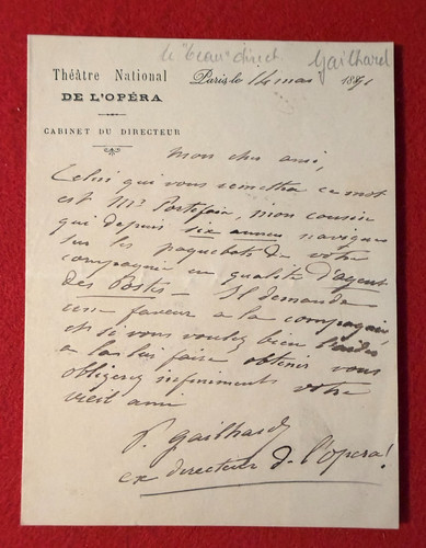 Ce6 lettre autographe - -,