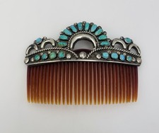 Peigne Décoratif En Argent