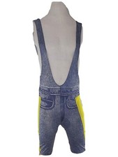 Combinaison de cycliste pour homme bleu taille XL sans manches imprimé denim ...