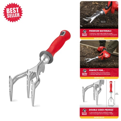 Double sided garden - double-sided, cultivator