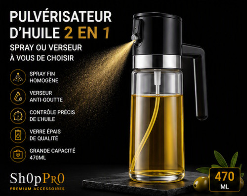 Pulvérisateur huile en 1 - 2,