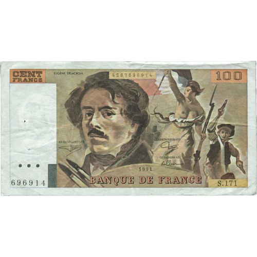 France 100 francs delacroix - 100,