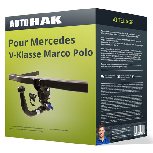 Attelage pour mercedes - pour,