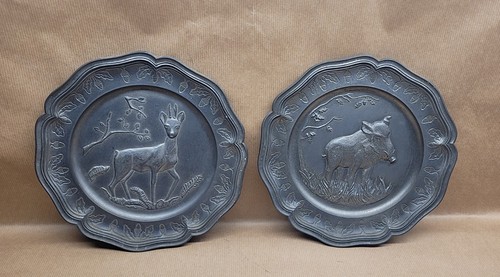 Ancien plat ovale étain du - en,