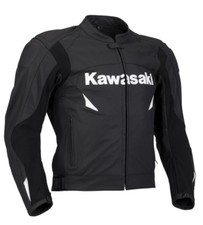 KAWASAKI Veste En Cuir De Motard Courses Moto Cuir Veste Veste Motard En Cuir 52