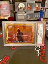 2024 Topps Star Wars Gold Cracked Ice /50 MAUL PULLS OUT SABER #DF20