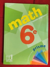 math nouveau programme 6e-collection prisme-BELIN