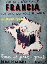 PUBLICITE FRANCIA VOITURE