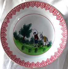 LOT  DEUX ASSIETTES /Faïence