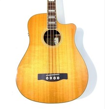 Guitare basse électro-acoustique Fender Kingman Bass SCE NAT pour scène ou st...