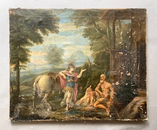 Scène mythologique huile - mythologique,, sur