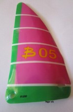 Lego 5846pls01 Plastic Triangle 10x19 Sail Boat Voile Bateau Belville 5846 A84