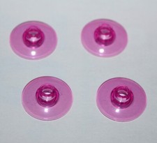 4 x Lego Trans-Dark Pink Dish 2x2 ref 4740 set 8037 8088 10240 9497 75249 75172
