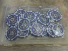 20  jetons de poker - Violets