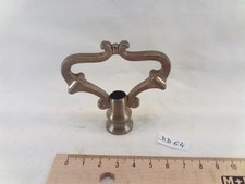 Ancien anneau de suspension en laiton chromé H: 66 mm  pas de 11,9 mm (DD64)