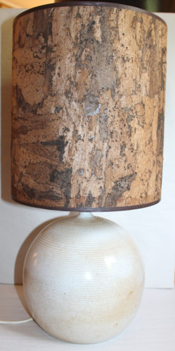 Lampe grès signé du - grès,