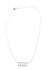 VICTORIA Colliers ras du cou Dames argenté élégant