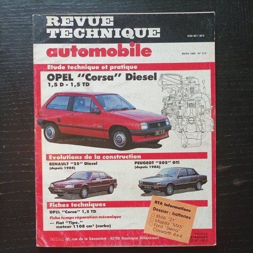 Revue technique opel corsa - revue, 1.5