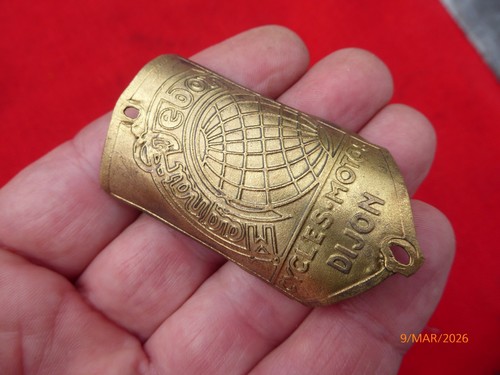 Ancienne plaque cycles - de,