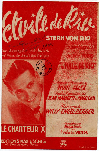 Partition cht 1940 - etoile, de