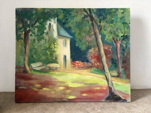 Tableau peinture maison - peinture, “maison