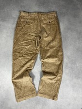 Pantalon velours côtelé kaki