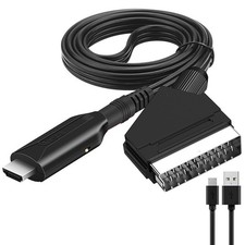 Câble convertisseur péritel  HDMI 1080P/720P adaptateur audio vidéo