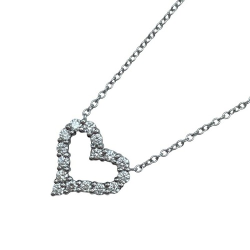 Collier tiffany platine - collier,