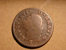 LOUIS XVI. . 1 SOL 1789.K