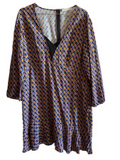 CHEMINS BLANCS  robe tunique manches 3/4  taille 42 / 44