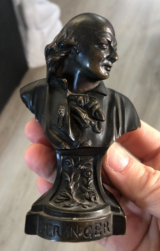 Beau buste bronze xixéme - bronze,