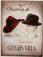 PUBLICITE CHAPEAU GERVAIS