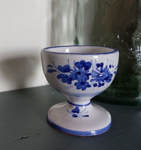 Ancien coquetier faïence - ancien,