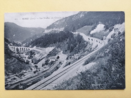 Cpa écrite 1906 morez jura - en,