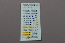 ZC2912 Virages 1/43 decalcomanies voiture TEM 59 la poste PTT logo
