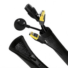 Protection câble électrique avec fermeture éclair, pour la maison/le bureau