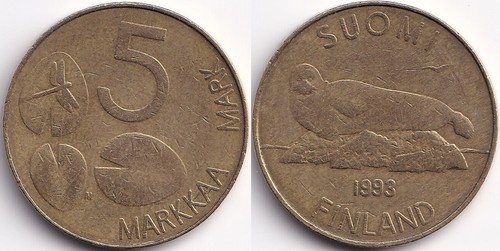 Marks markkaa 1993 - markkaa, m