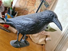 Corbeau Grandeur Nature Décoration Matière Plastique Thiefaine Hubert Felix