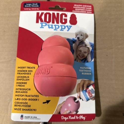 Balle kong puppy - kong, rouge